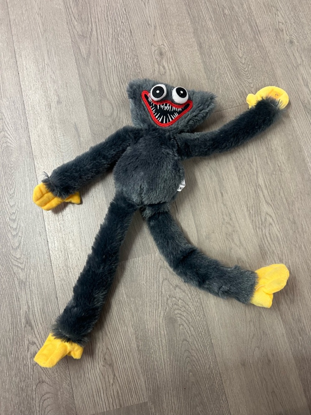 Plush Black and Yellow Monster Character Soft Toy - Kids Toys